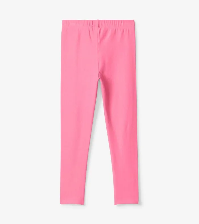 Girls Pink Cozy Leggings Hatley