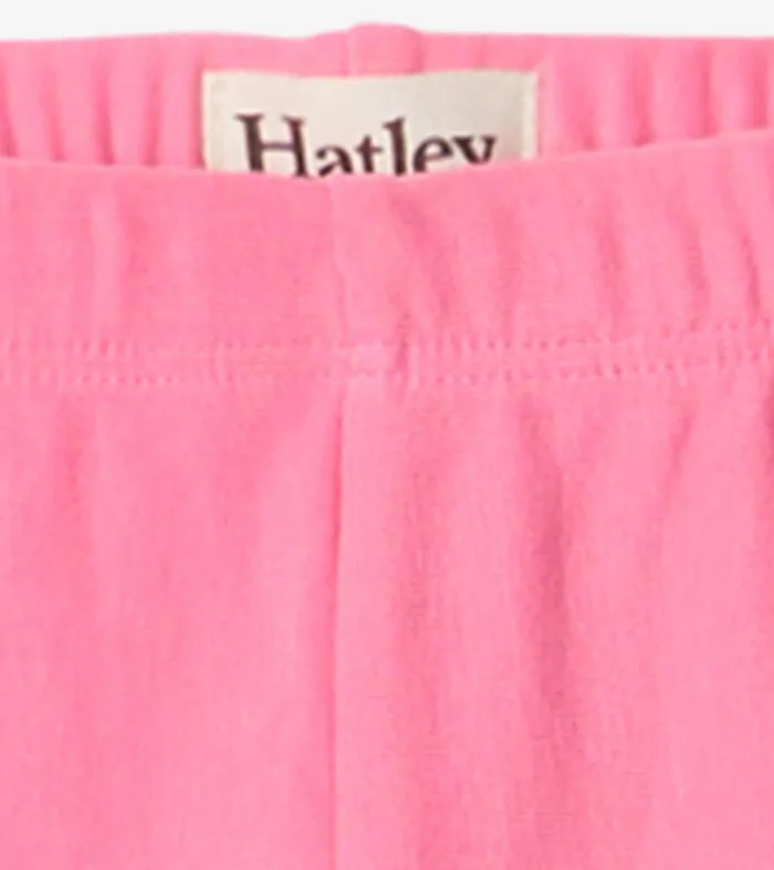 Girls Pink Cozy Leggings Hatley