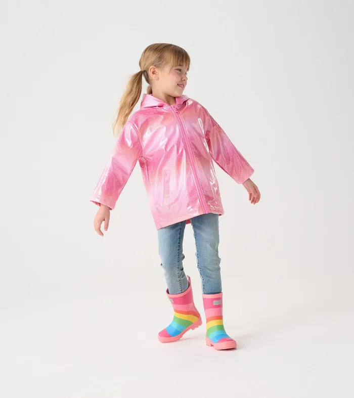 Girls Summer ZipUp Rain Jacket Hatley