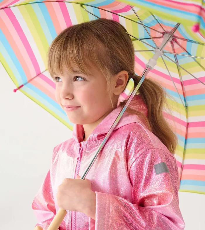 Girls Summer ZipUp Rain Jacket Hatley