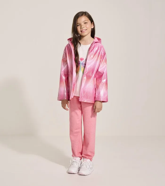 Girls Summer ZipUp Rain Jacket Hatley