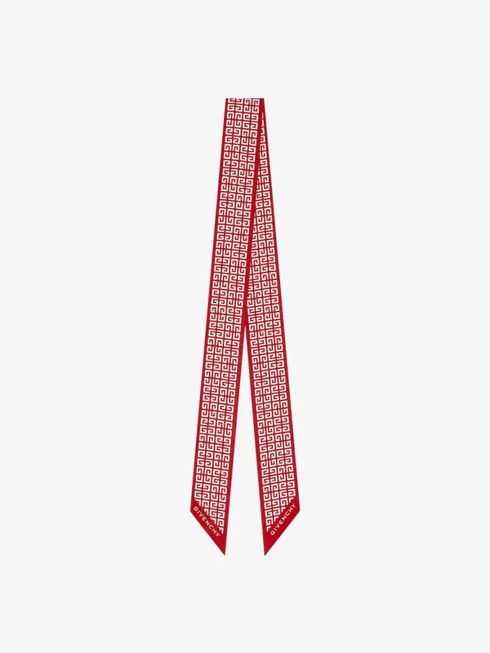 Givenchy 4G Bandeau In Silk Vermillon Women Scarves