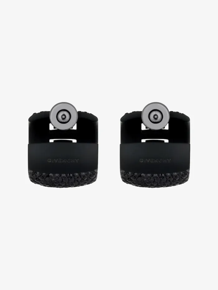 Givenchy 4G Earrings In Metal With Crystals Black Women Jewelry Givenchy 4G Earrings In Metal With Crystals Black Women Jewelry