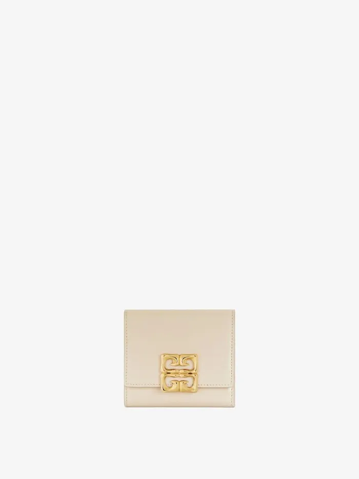 Givenchy 4G Liquid Wallet In Box Leather Natural Beige Women Wallets and Card Holders Givenchy 4G Liquid Wallet In Box Leather Natural Beige Women Wallets and Card Holders