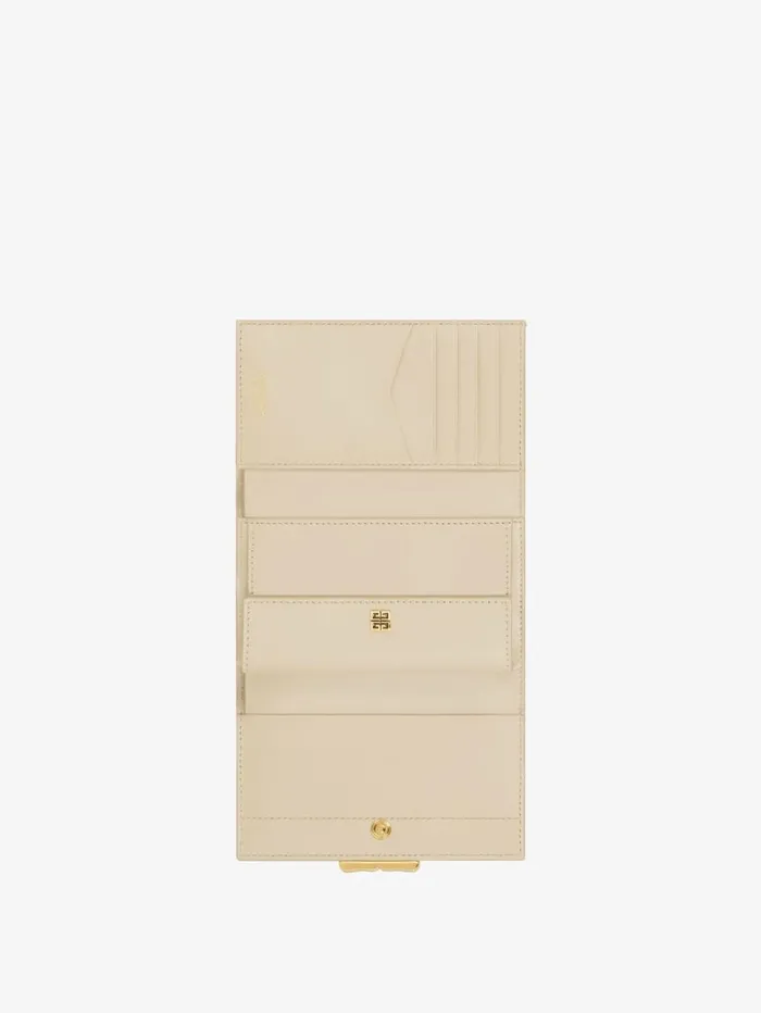 Givenchy 4G Liquid Wallet In Box Leather Natural Beige Women Wallets and Card Holders Givenchy 4G Liquid Wallet In Box Leather Natural Beige Women Wallets and Card Holders