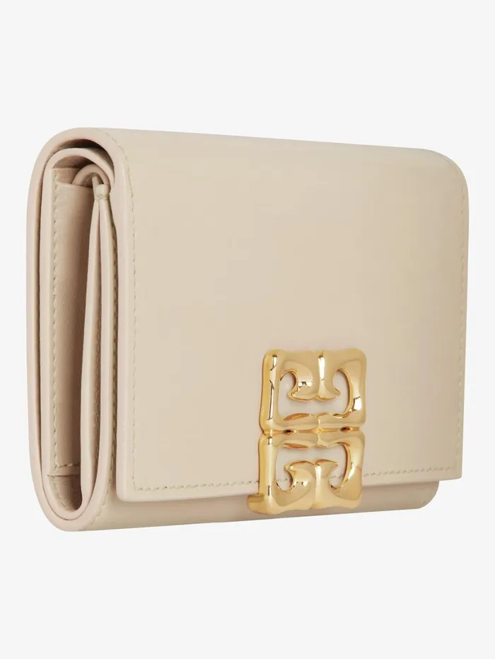 Givenchy 4G Liquid Wallet In Box Leather Natural Beige Women Wallets and Card Holders Givenchy 4G Liquid Wallet In Box Leather Natural Beige Women Wallets and Card Holders