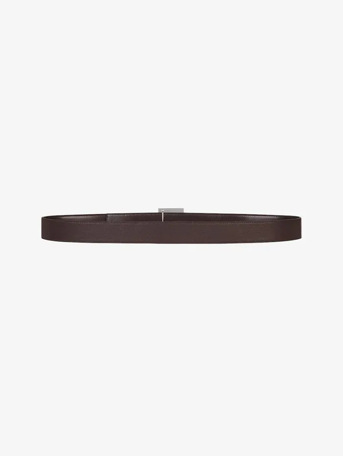 Givenchy 4G Reversible Belt In 4G Classic Leather Dark Brown Men Belts Givenchy 4G Reversible Belt In 4G Classic Leather Dark Brown Men Belts