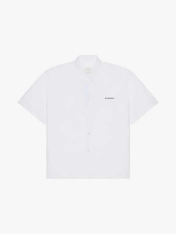 Givenchy 4G Stars Shirt In Poplin White Men Shirts