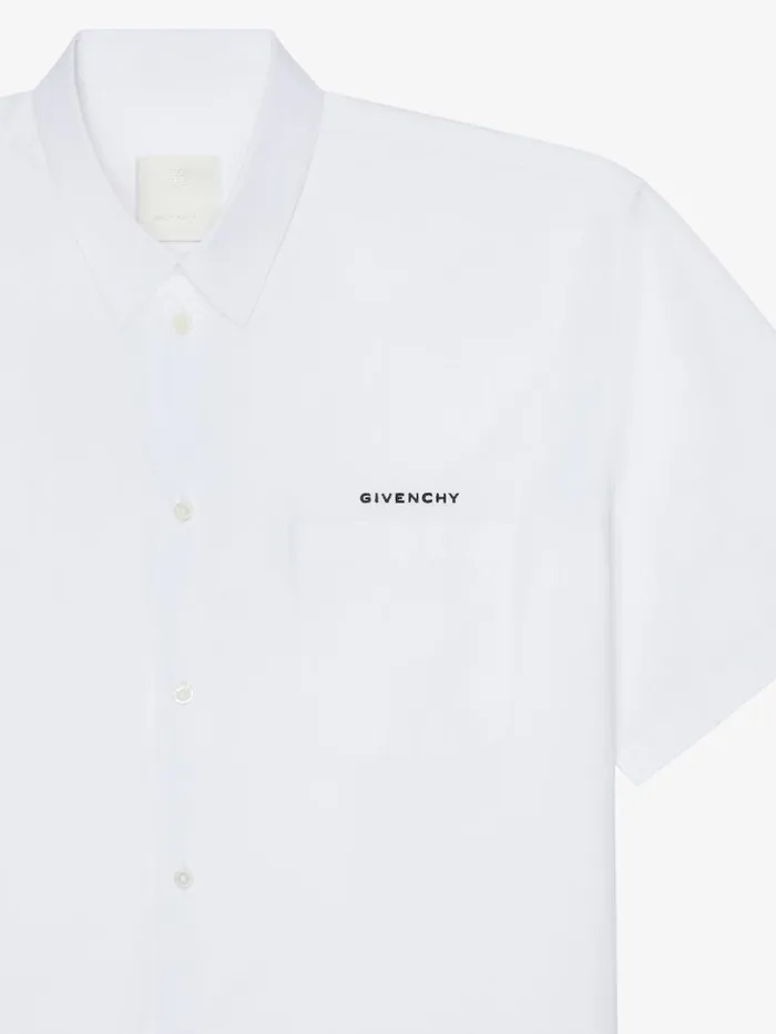 Givenchy 4G Stars Shirt In Poplin White Men Shirts Givenchy 4G Stars Shirt In Poplin White Men Shirts
