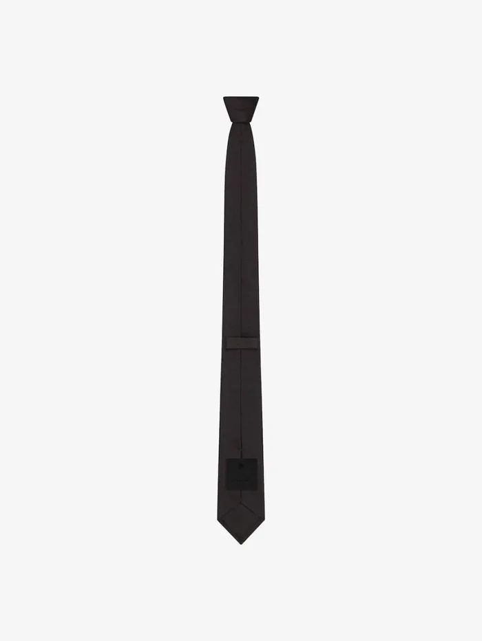 Givenchy 4G Stars Tie In Silk Black Men Scarves and Ties