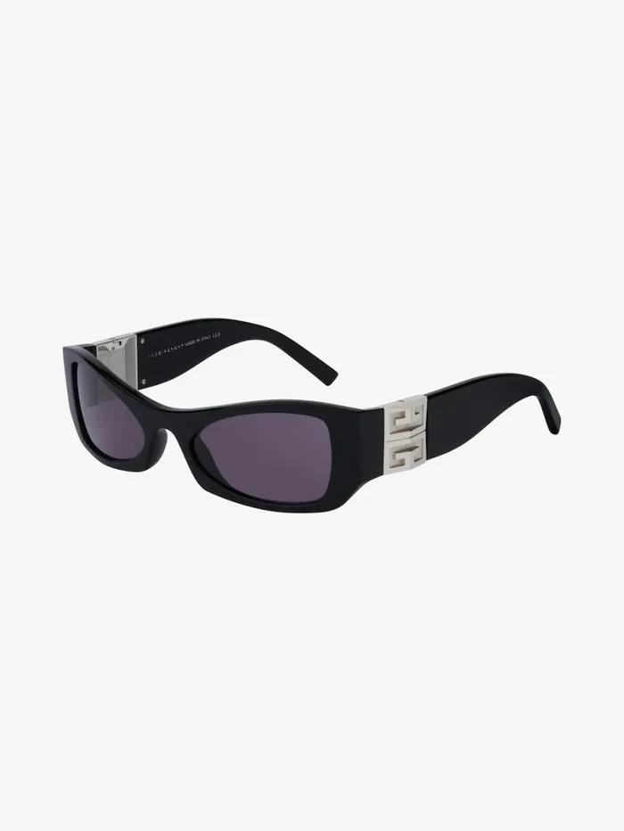 Givenchy 4G Unisex Sunglasses In Acetate Black WomenMen Sunglasses