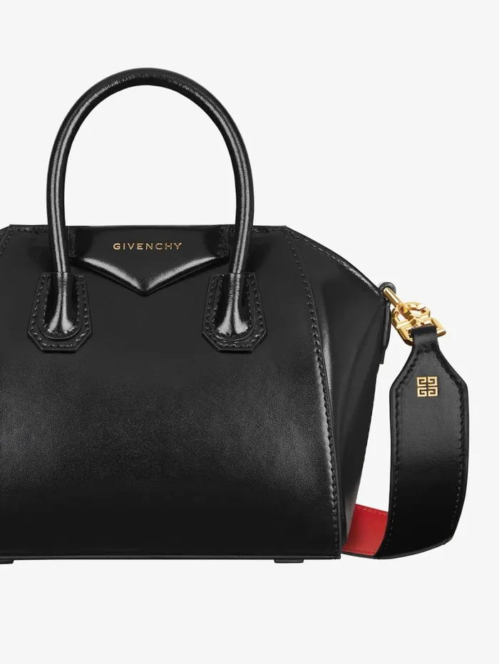 Givenchy Antigona Toy Bag In Box Leather Blackred Women Crossbody Bags