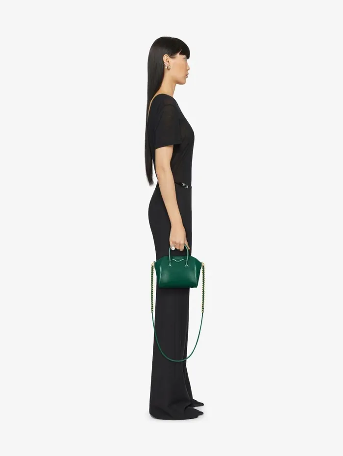 Givenchy Antigona Toy Bag In Box Leather Emerald Green Women Crossbody Bags Givenchy Antigona Toy Bag In Box Leather Emerald Green Women Crossbody Bags