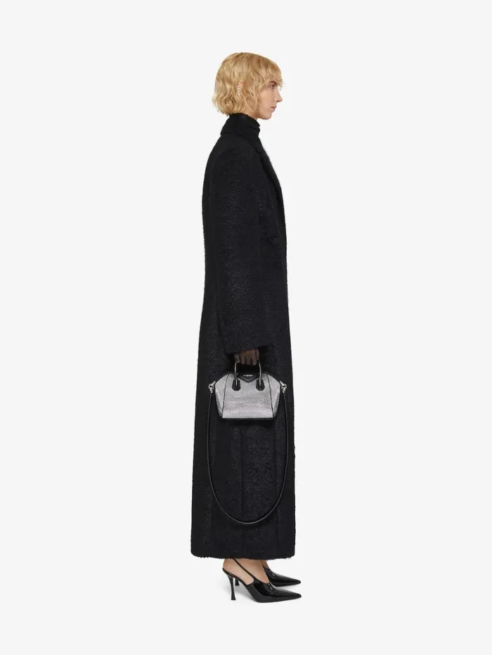 Givenchy Antigona Toy Bag In Satin With Strass Black Women Micro Bags Givenchy Antigona Toy Bag In Satin With Strass Black Women Micro Bags