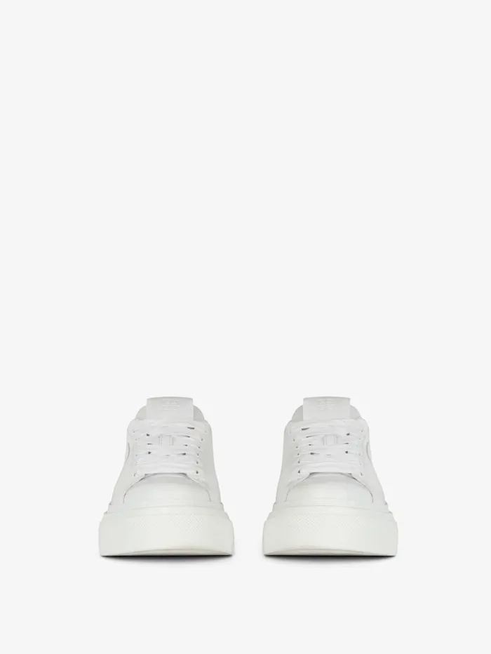 Givenchy City Platform Sneakers In Leather White Women City Givenchy City Platform Sneakers In Leather White Women City