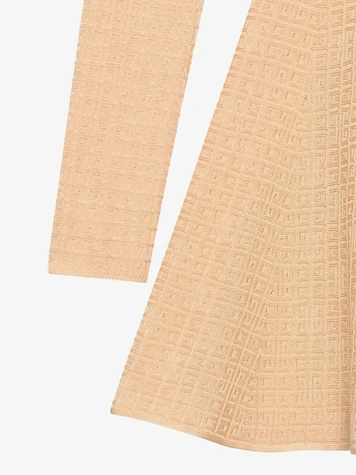 Givenchy Dress In Mini 4G Jacquard Tan Women Dresses
