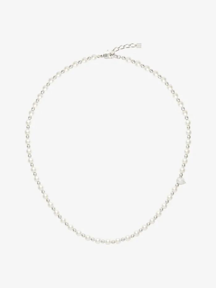 Givenchy G Stud Necklace In Metal With Pearls Whitesilvery Men Beanies and Caps Givenchy G Stud Necklace In Metal With Pearls Whitesilvery Men Beanies and Caps