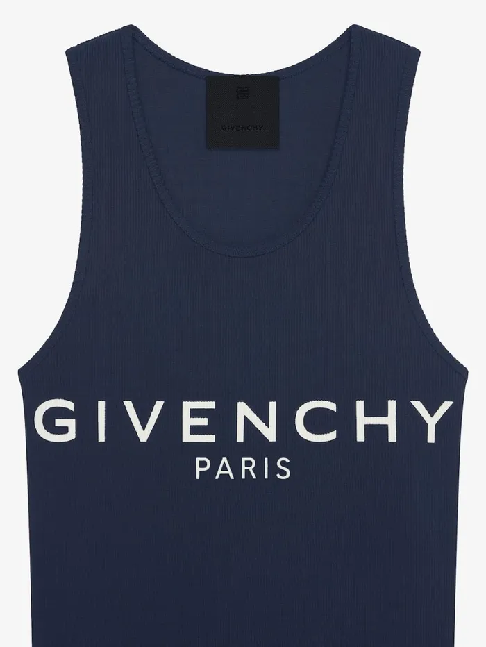 Givenchy GIVENCHY Archetype Tank Dress In Jersey Dark Navy Women Dresses