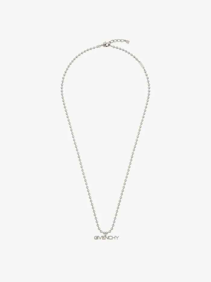 Givenchy GIVENCHY Necklace In Metal Silvery Men Jewelry