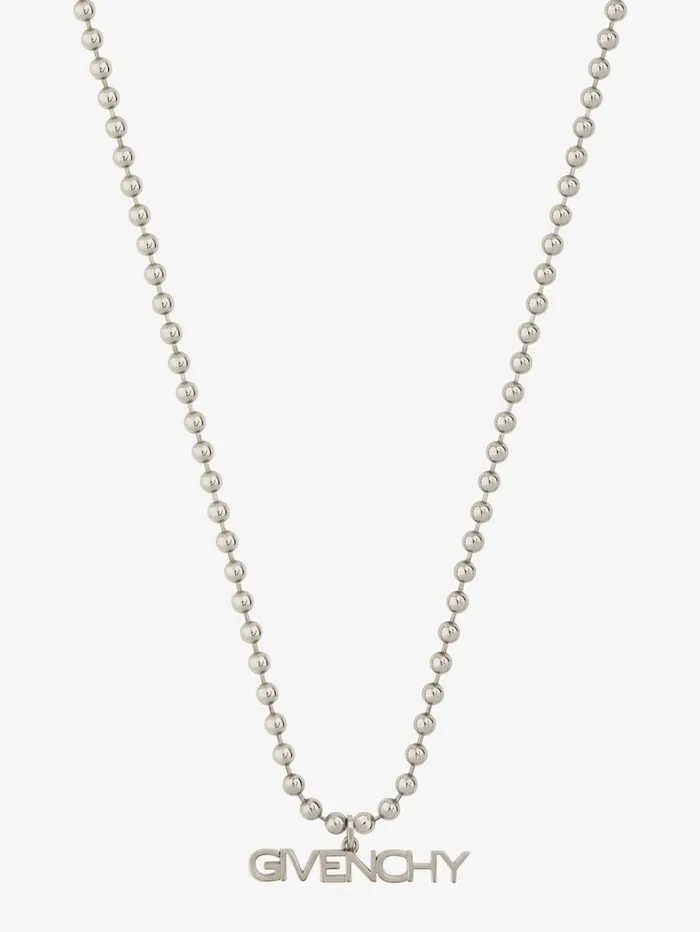 Givenchy GIVENCHY Necklace In Metal Silvery Men Jewelry Givenchy GIVENCHY Necklace In Metal Silvery Men Jewelry