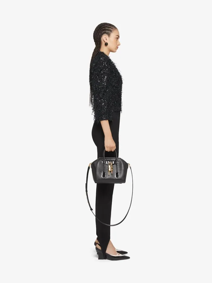 Givenchy Jacket With Embroidered Fringes And Rhinestones Black Women Coats and Jackets