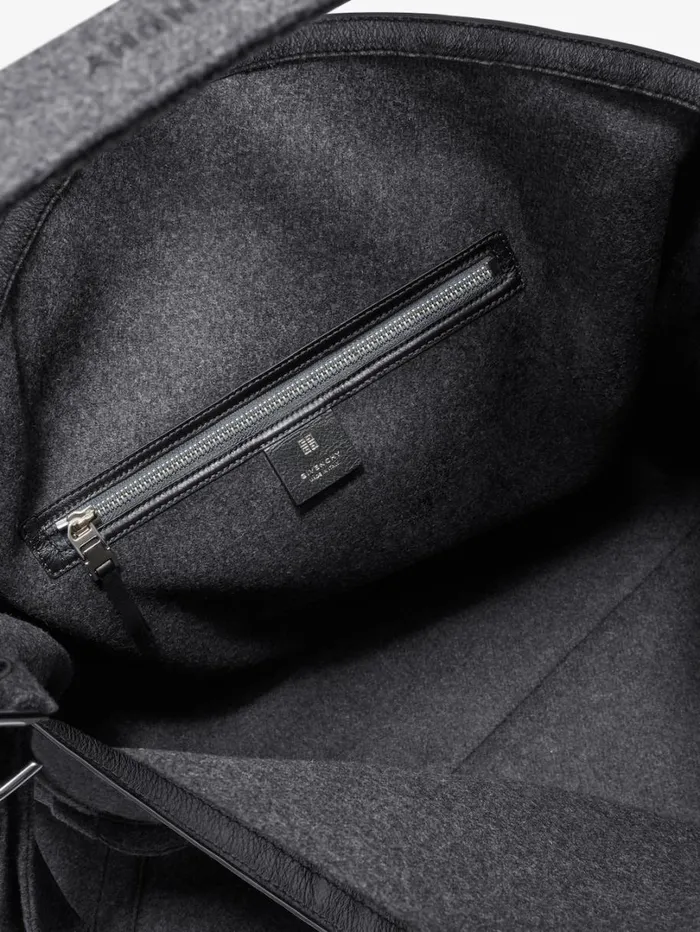 Givenchy Large Voyou Bag In Cashmere Medium Grey Women Crossbody Bags Givenchy Large Voyou Bag In Cashmere Medium Grey Women Crossbody Bags