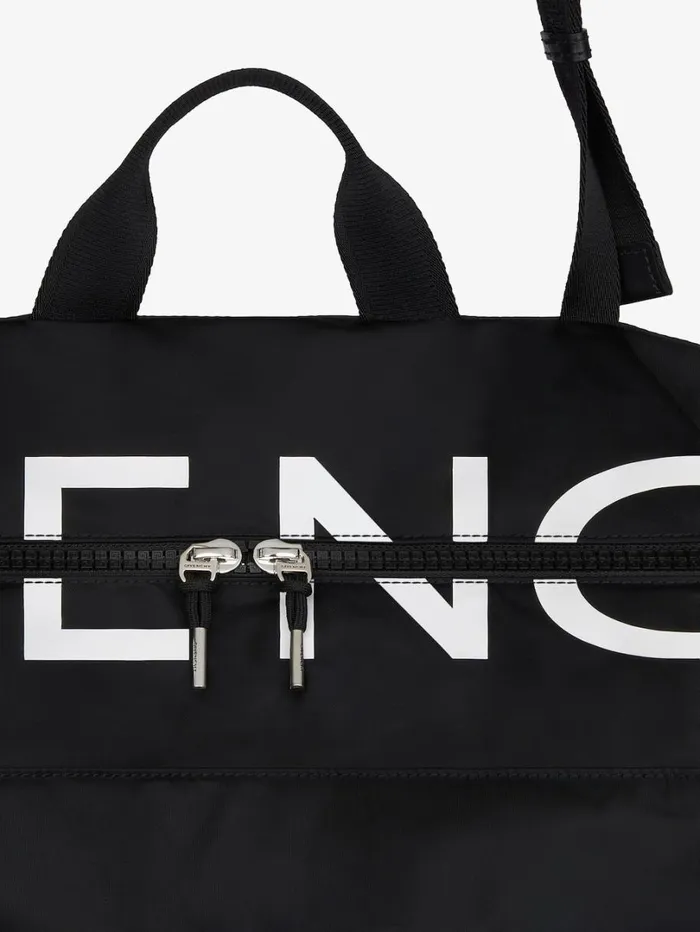 Givenchy Medium Pandora Bag In Nylon Blackwhite Men Crossbody Bags Givenchy Medium Pandora Bag In Nylon Blackwhite Men Crossbody Bags