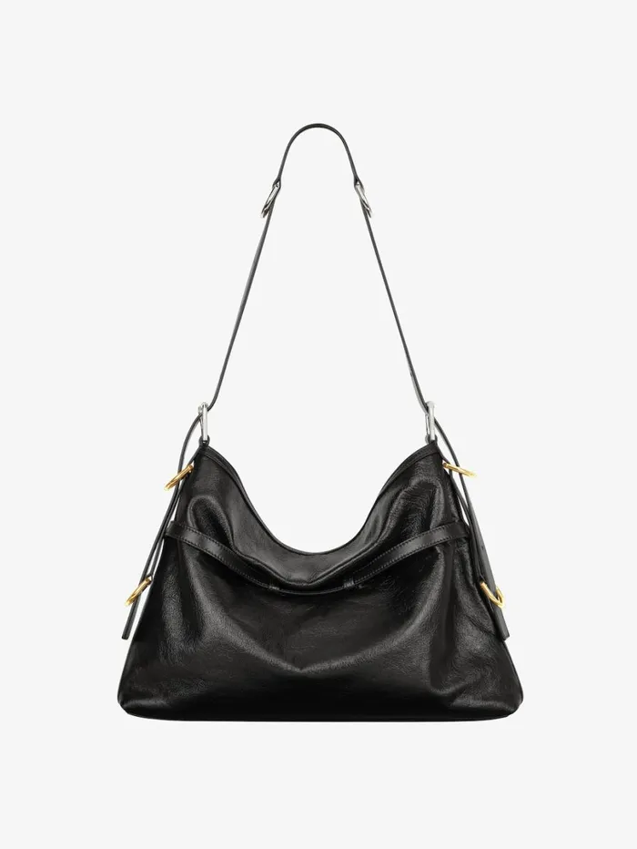 Givenchy Medium Voyou Bag In Leather Black Women Crossbody Bags Givenchy Medium Voyou Bag In Leather Black Women Crossbody Bags