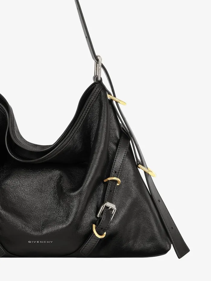 Givenchy Medium Voyou Bag In Leather Black Women Crossbody Bags Givenchy Medium Voyou Bag In Leather Black Women Crossbody Bags