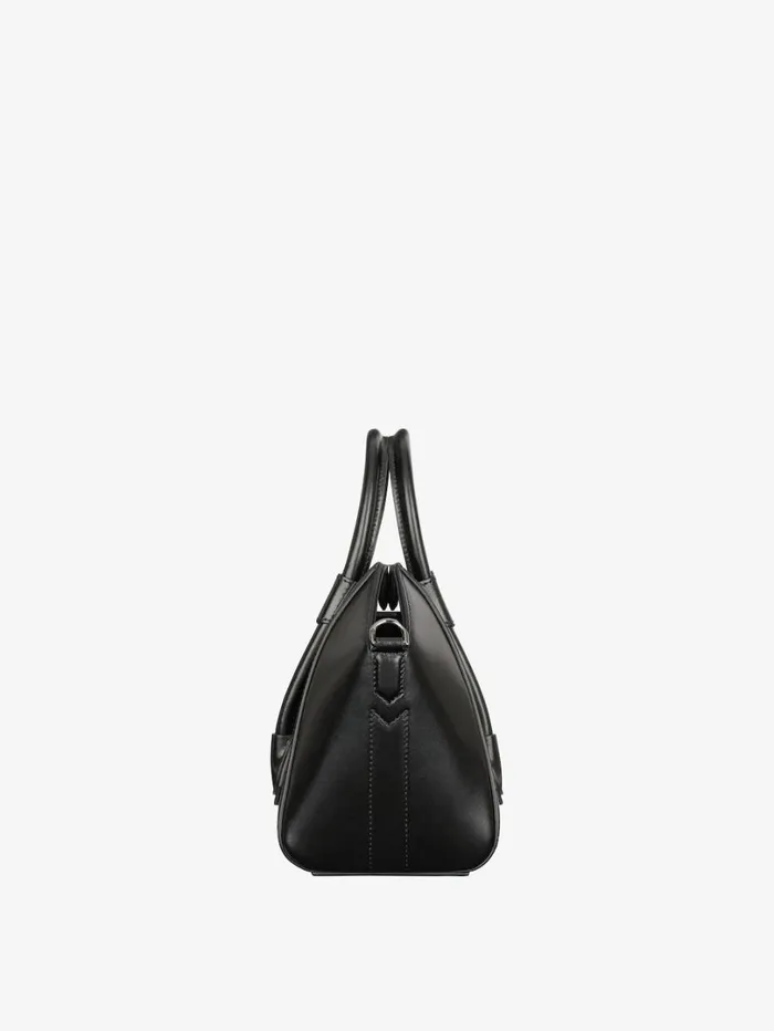 Givenchy Mini Antigona Lock Bag In Box Leather Black Women Crossbody Bags Givenchy Mini Antigona Lock Bag In Box Leather Black Women Crossbody Bags