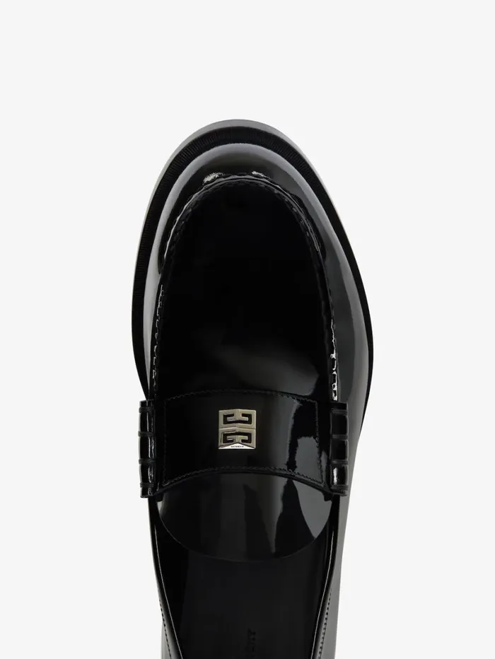 Givenchy Mr G Loafers In Patent Leather Black Men Boots and Loafers Givenchy Mr G Loafers In Patent Leather Black Men Boots and Loafers