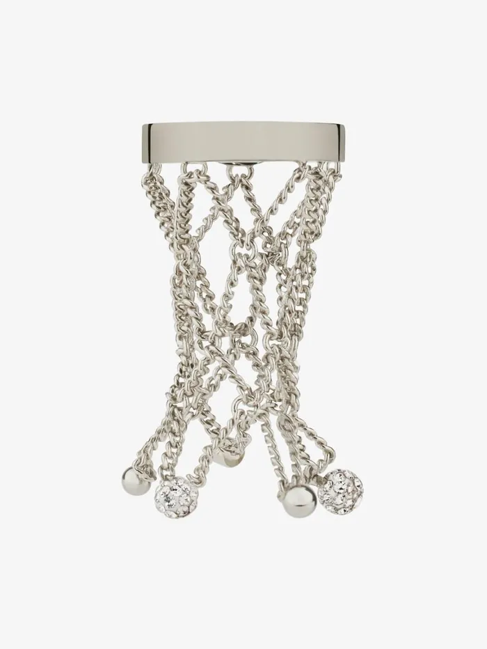 Givenchy Pearling Ring In Metal With Pearls And Crystals Whitesilvery Women Jewelry Givenchy Pearling Ring In Metal With Pearls And Crystals Whitesilvery Women Jewelry