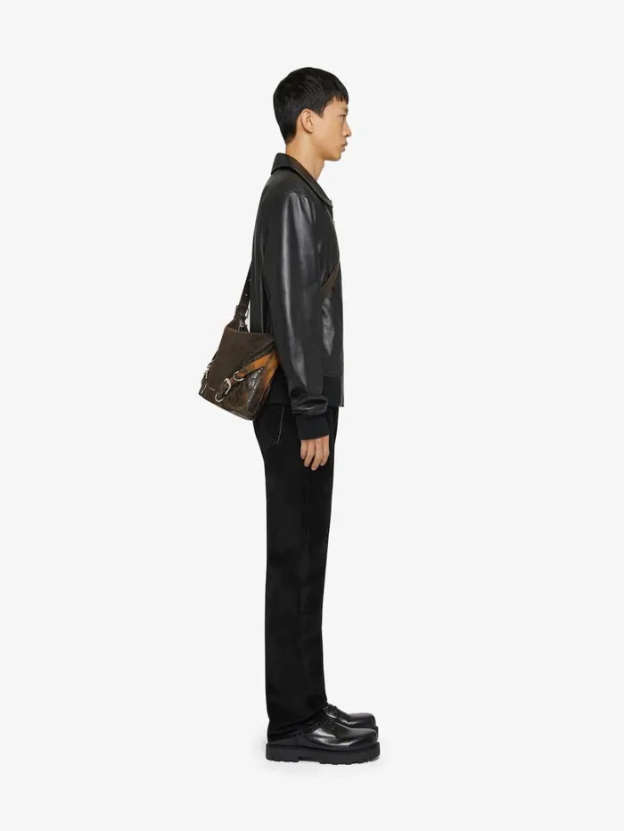 Givenchy Reversible Bomber Jacket In Leather Black Men Outerwear and Blousons