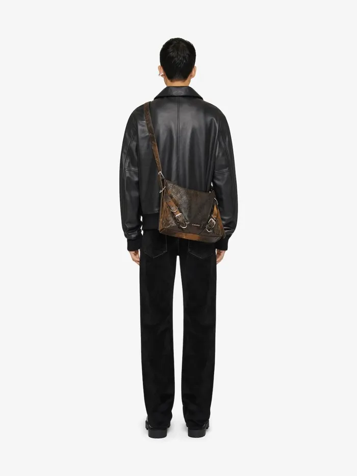 Givenchy Reversible Bomber Jacket In Leather Black Men Outerwear and Blousons