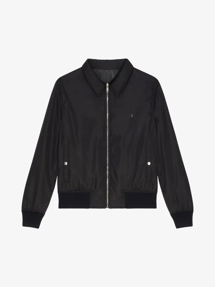 Givenchy Reversible Bomber Jacket In Leather Black Men Outerwear and Blousons