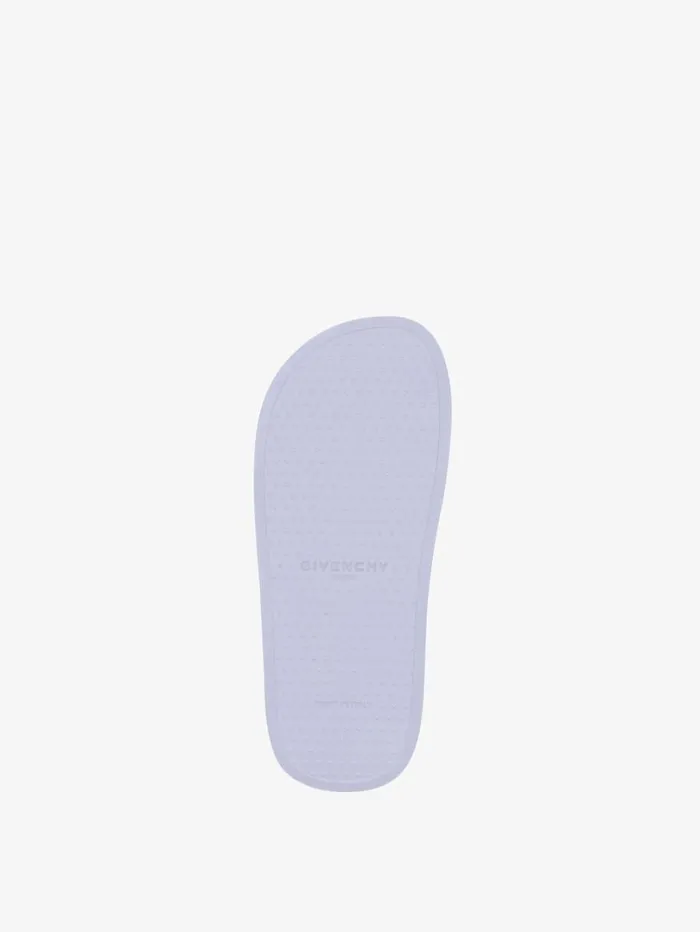 Givenchy Slide Flat Sandals In Rubber Lavender Women Slides and Sandals Givenchy Slide Flat Sandals In Rubber Lavender Women Slides and Sandals