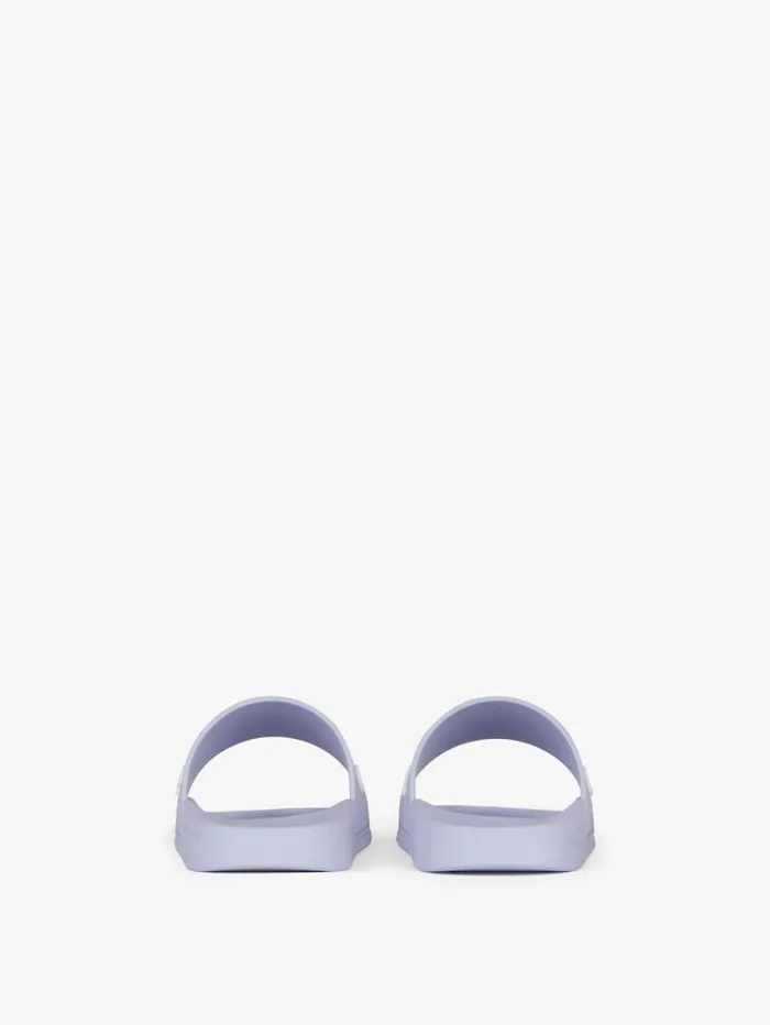 Givenchy Slide Flat Sandals In Rubber Lavender Women Slides and Sandals Givenchy Slide Flat Sandals In Rubber Lavender Women Slides and Sandals
