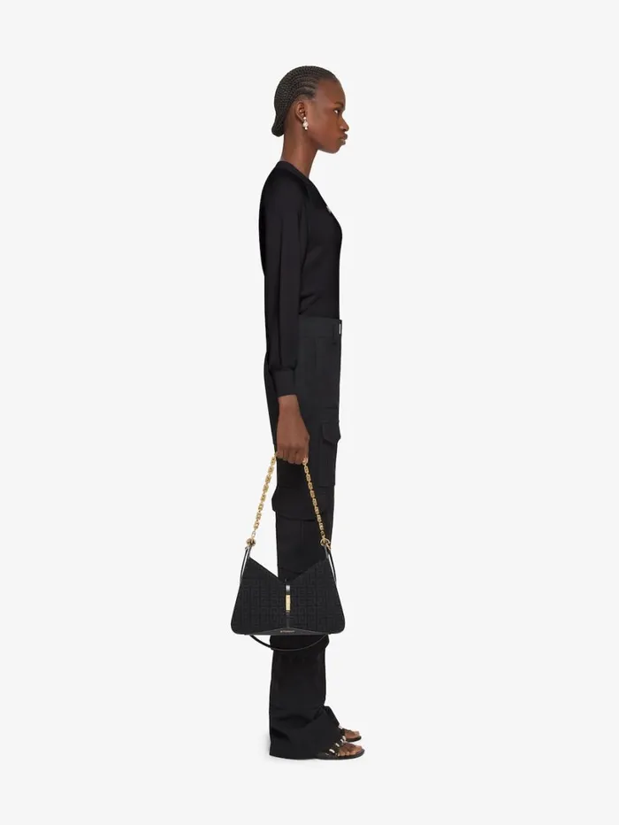 Givenchy Slim Fit Sweatshirt In Fleece Black Women Sweatshirts and Hoodies