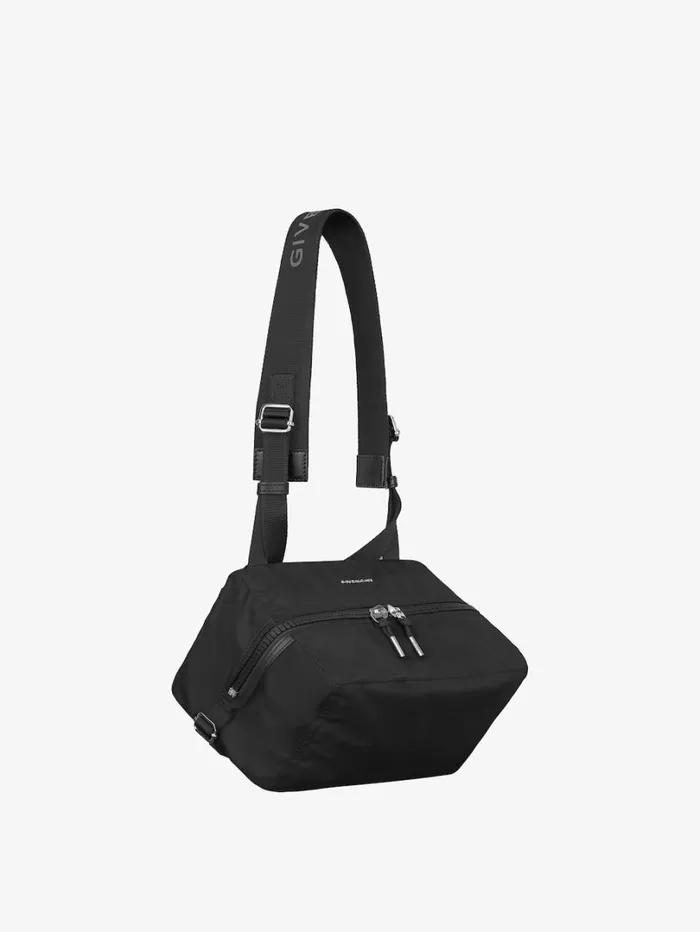 Givenchy Small Pandora Bag In Nylon Black Men Crossbody Bags Givenchy Small Pandora Bag In Nylon Black Men Crossbody Bags