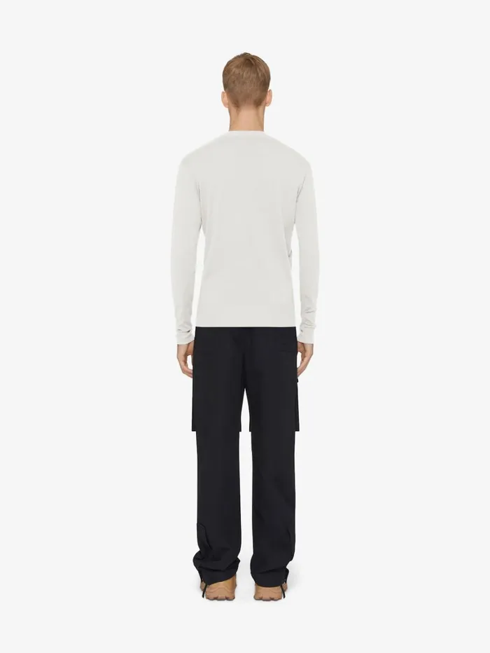 Givenchy Sweater In Cotton And Silk Ivory Men TShirts