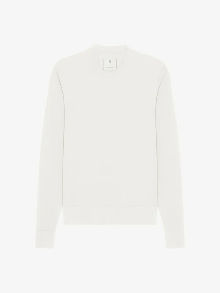 Givenchy Sweater In Cotton And Silk Ivory Men TShirts