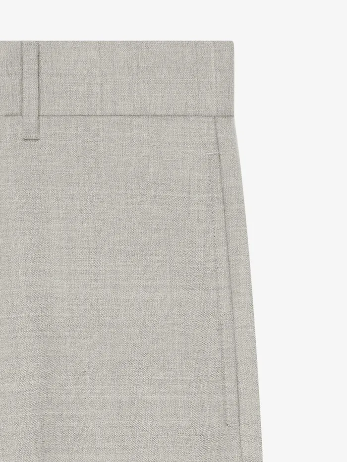 Givenchy Tailored Pants In Wool Cloud Grey Men Pants and Shorts