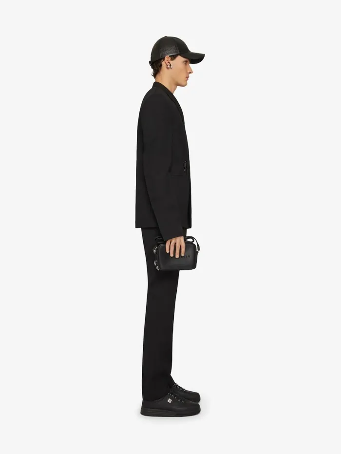 Givenchy ULock Slim Fit Jacket In Wool Black Men Coats and Jackets
