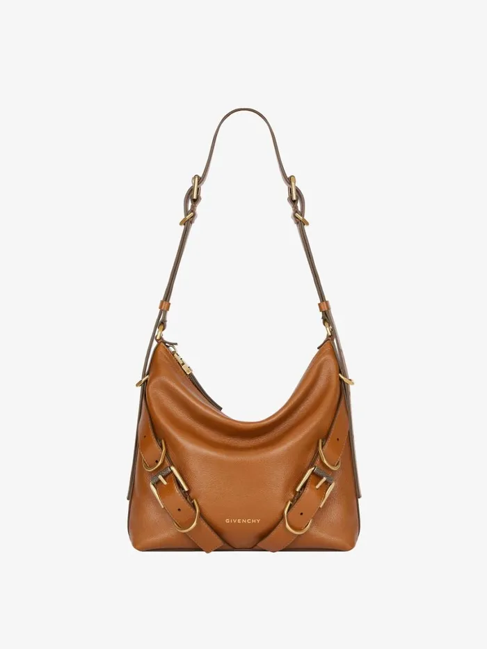 Givenchy Voyou Crossbody Bag In Leather Soft Tan Women Crossbody Bags