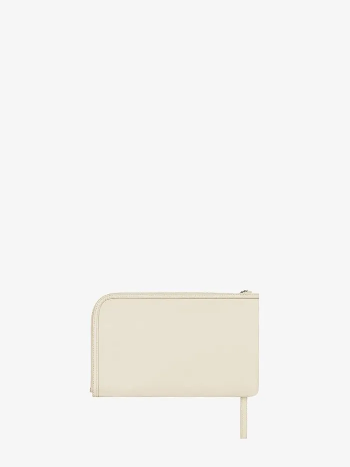 Givenchy Voyou Pouch In Leather Natural Beige Women Wallets and Card Holders Givenchy Voyou Pouch In Leather Natural Beige Women Wallets and Card Holders