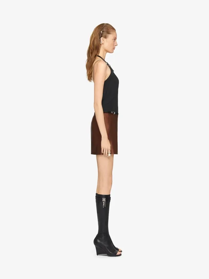 Givenchy Voyou Top In Cotton Taffetas Black Women Tops and Shirts