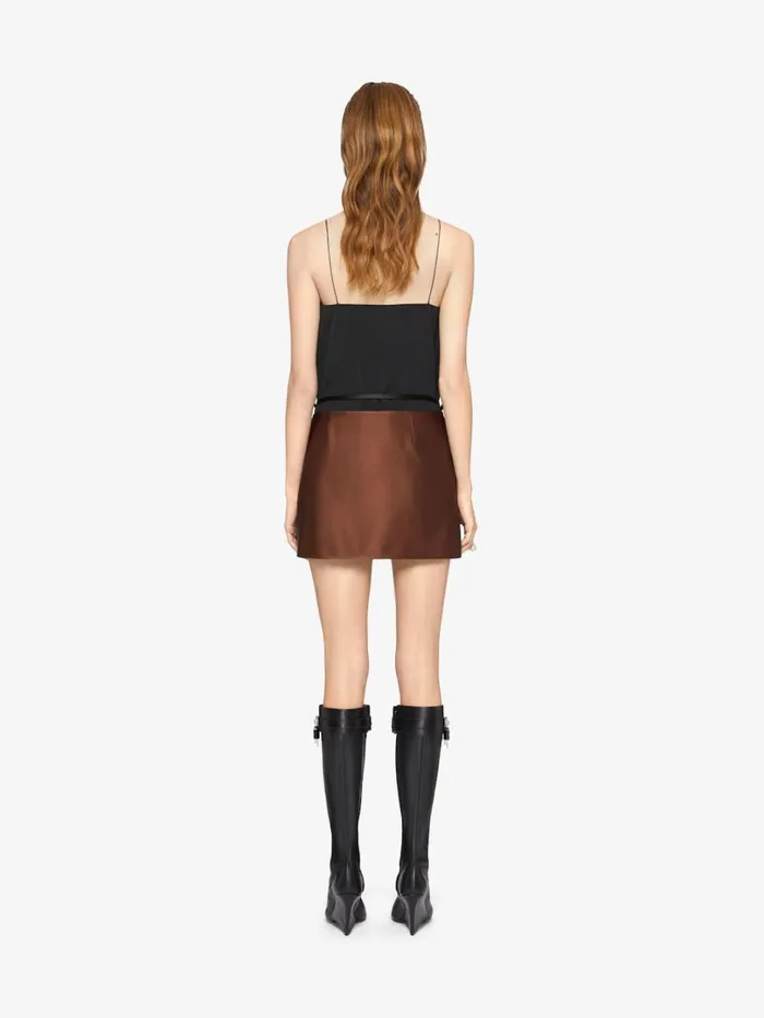 Givenchy Voyou Top In Cotton Taffetas Black Women Tops and Shirts