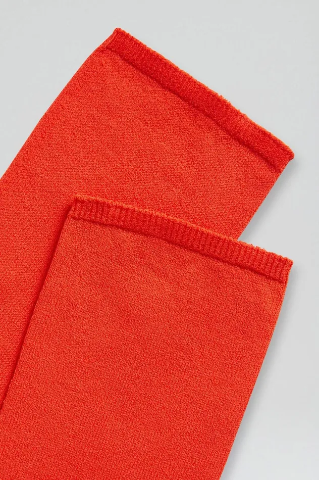 Gloves Women Scanlan Theodore CREPE KNIT GLOVES Crayon Gloves Women Scanlan Theodore CREPE KNIT GLOVES Crayon
