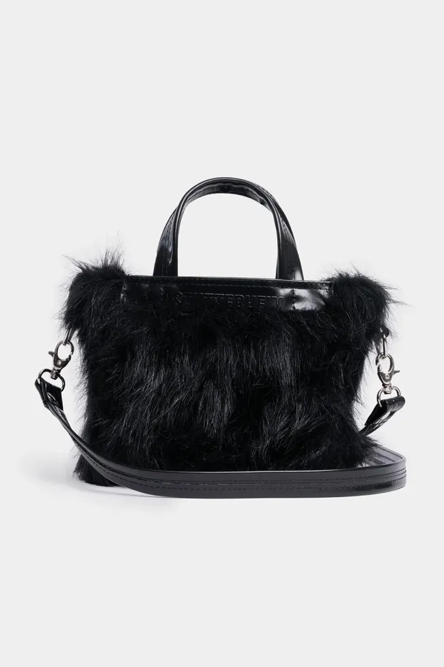 Handbags Women Stutterheim Biblio Mini Faux Bag Opal Black