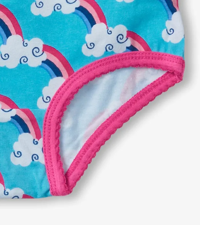 Happy Prints Girls Hipster Underwear 3 Pack Hatley
